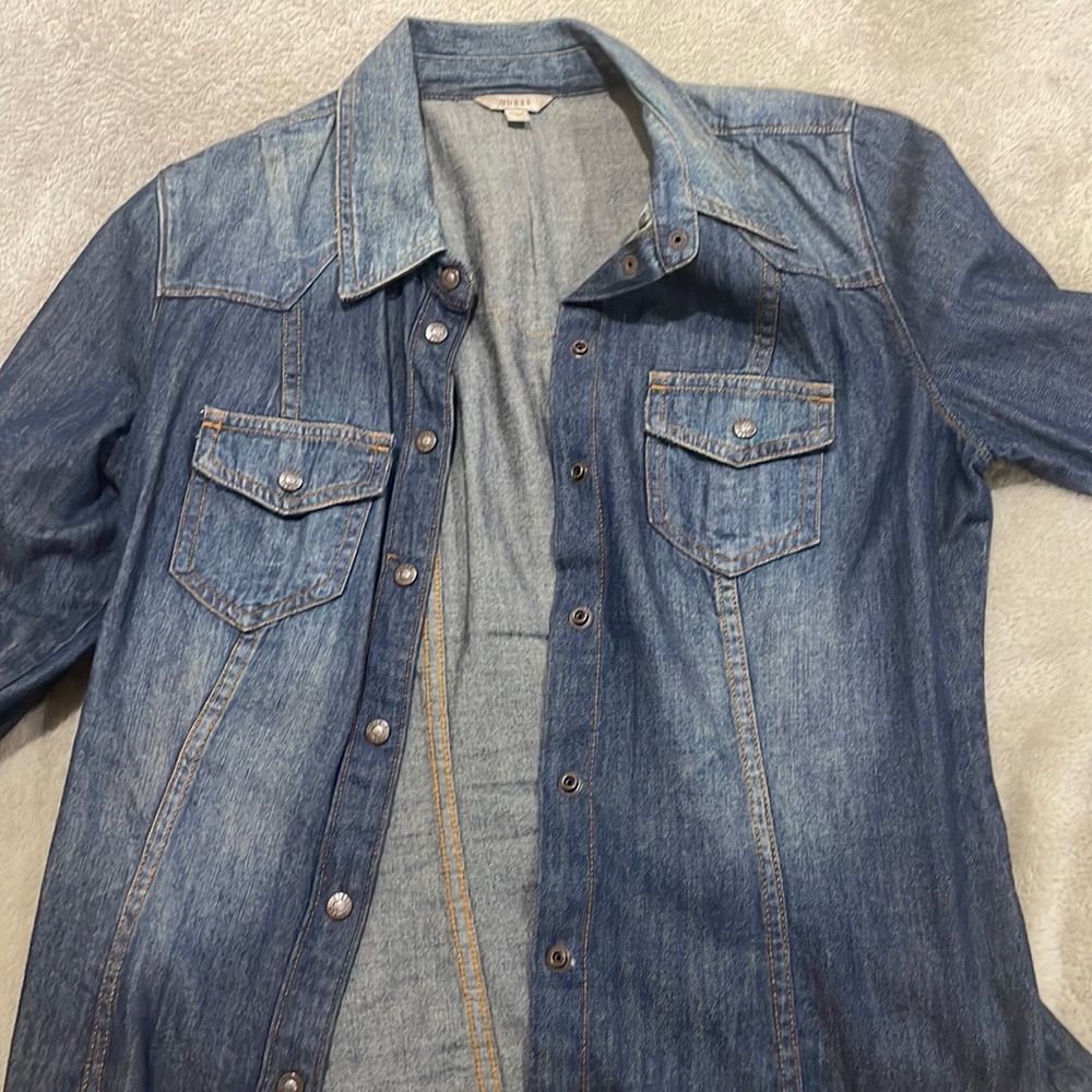 Guess shirt denim size medium